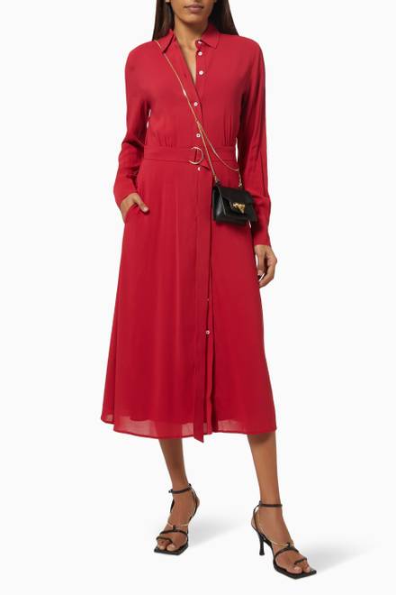 hover state of Display Shirt Dress in Viscose   