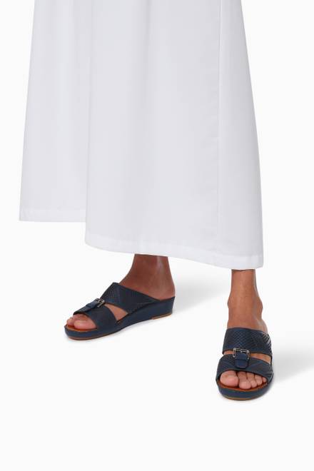 hover state of Cinghia Perforato Sandals in Softcalf      