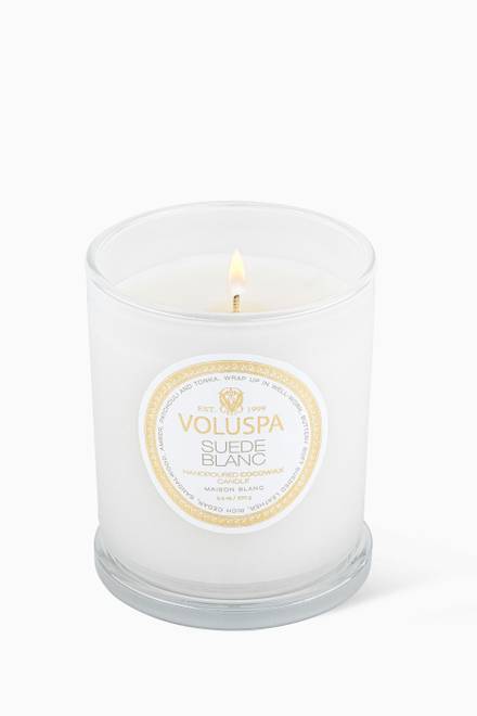 hover state of Suede Blanc Classic Candle, 270g  