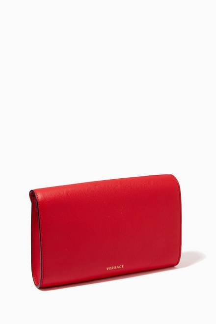 hover state of La Medusa Long Wallet in Calf Leather       