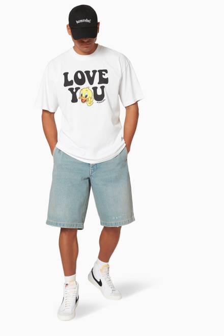 hover state of Luv N Peace T-Shirt in Cotton  