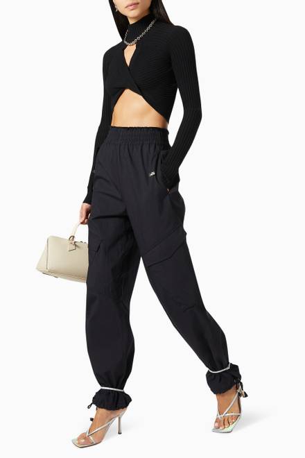 hover state of Frayed Rope Cargo Pants in Cotton 