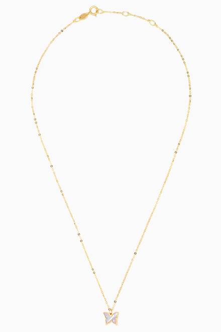 hover state of Ara Necklace in 18kt Yellow Gold   
