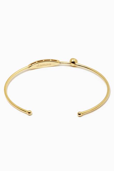 hover state of Ara Diamond April Birthstone Bangle in 18kt Yellow Gold    