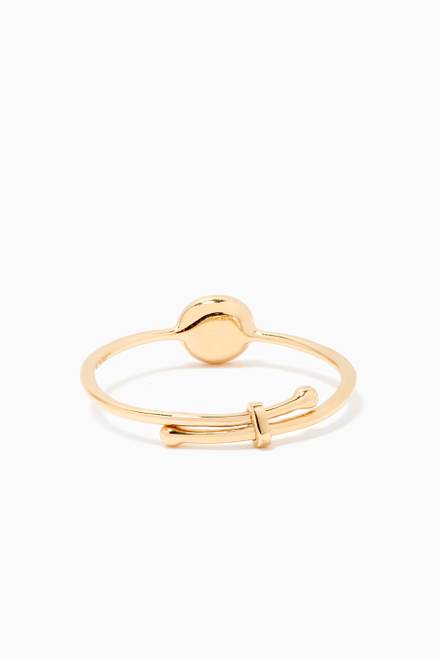 hover state of Ara Diamond Resizable Ring in 18kt Yellow Gold   