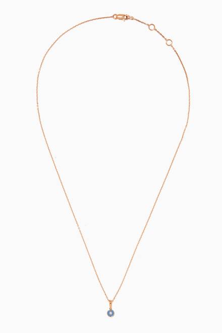 hover state of Ara Diamond Necklace in 18kt Rose Gold   