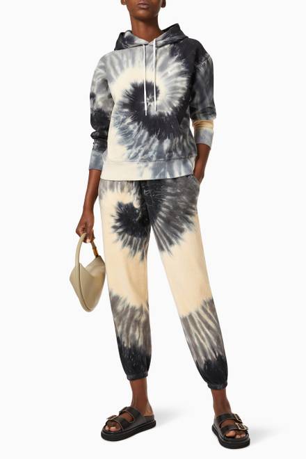 hover state of Spiral Tie Dye Sweatpants in French Terry   