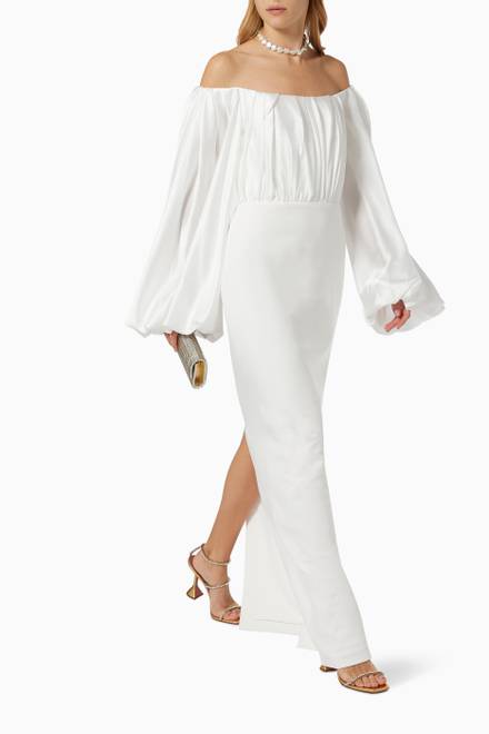 hover state of Finn Maxi Dress in Crepe  