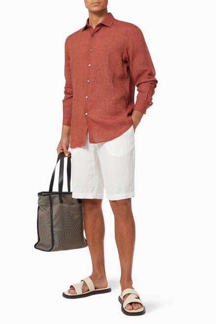 hover state of Shorts in Linen    