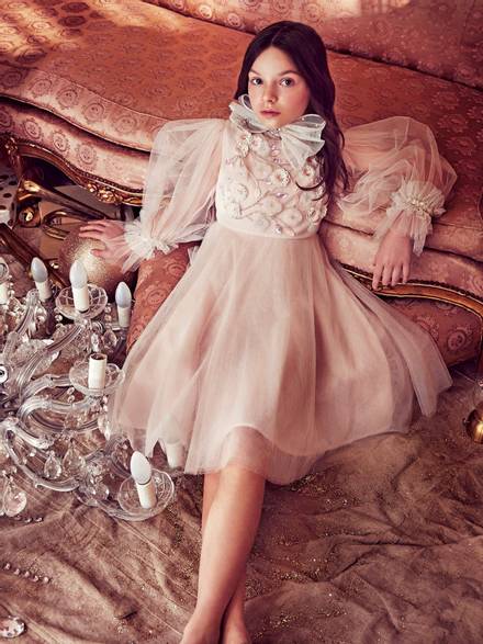 hover state of Angelic Dress in Tulle  