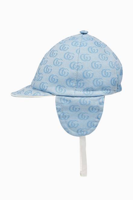 hover state of GG Hat with Ear Flaps in Cotton   