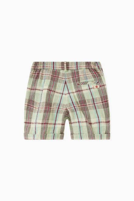 hover state of Bermuda Shorts in Tartan Fabric   
