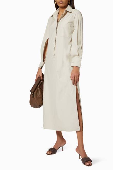 hover state of Odile Shirt Dress in Cotton 