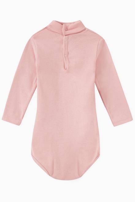 hover state of Long Sleeve Bodysuit in Organic Cotton   