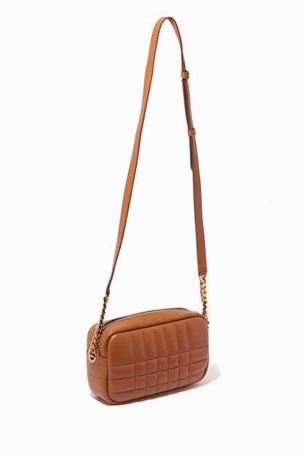 hover state of Mini Lola Camera Bag in Quilted Lambskin           