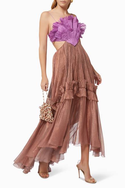 hover state of Linette Maxi Dress in Silk    