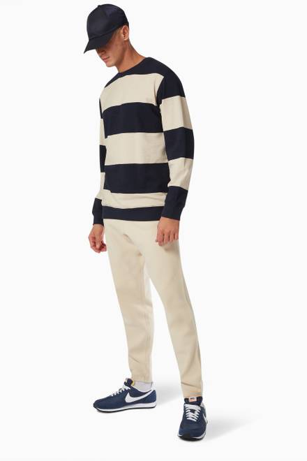 hover state of Contrast Sweater in Organic Cotton