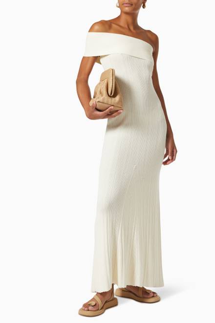 hover state of Brea Maxi Dress in Rib-knit  