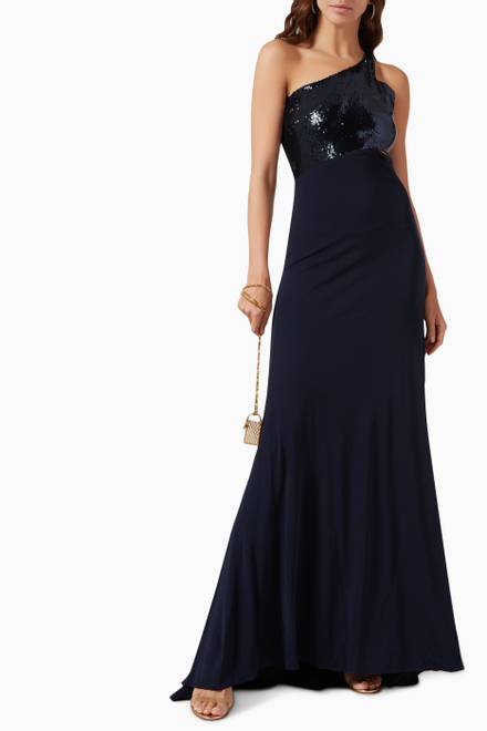 hover state of Valentina Gown in Jersey