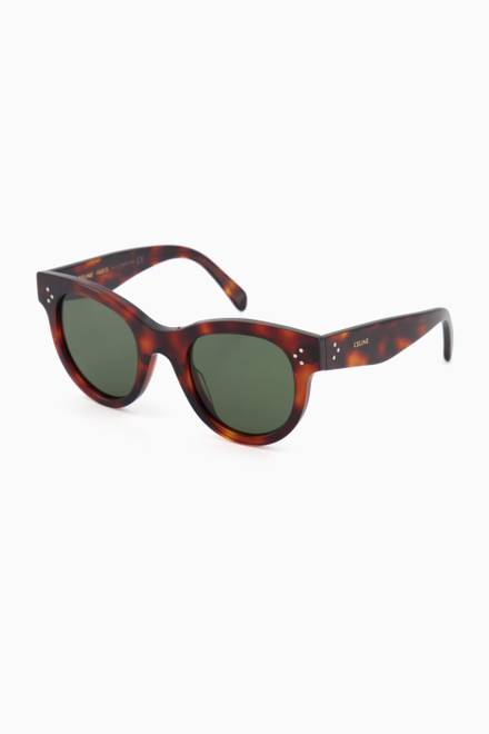 hover state of Round Sunglasses in Acetate 