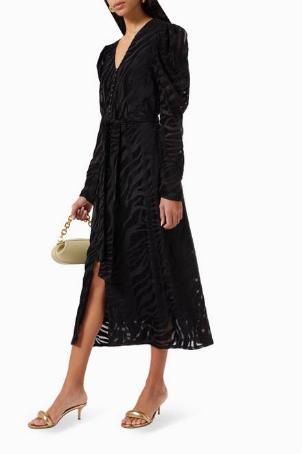 hover state of Belted Shirt Dress 