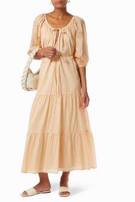 hover state of Marloe Maxi Dress in Cotton Voile 