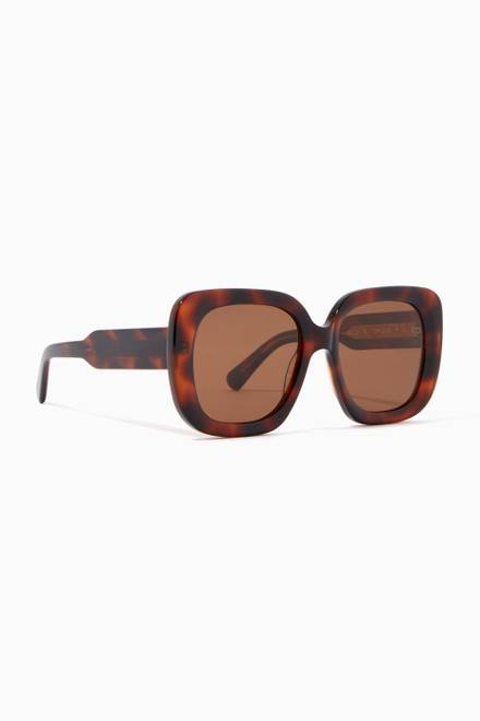 hover state of 10 Oversized Square Sunglasses  