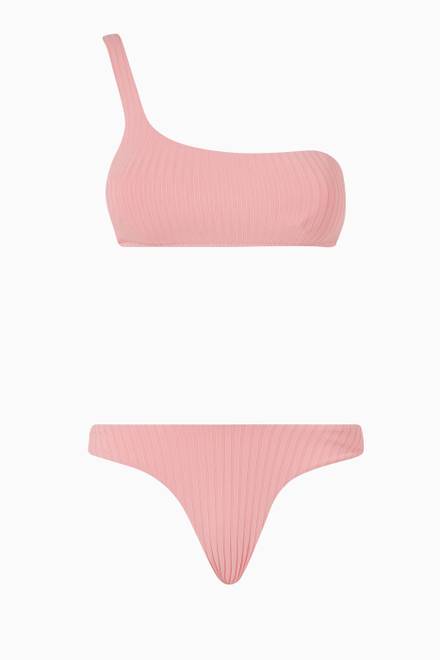 hover state of Toulouse Ribbed Bikini Bottoms  