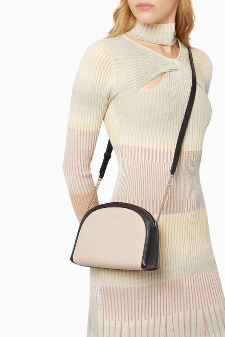 hover state of Spencer Dome Crossbody Bag in Leather   