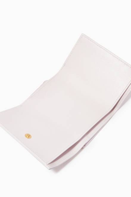 hover state of Tiny Tri-fold Zip Wallet in Intrecciato Nappa 