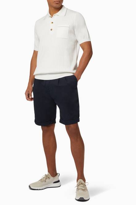 hover state of Polo Sweater in Cotton    
