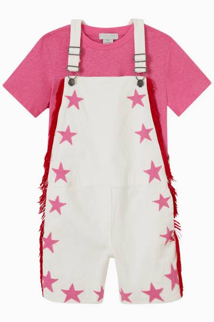 hover state of Star Dungarees in Cotton 