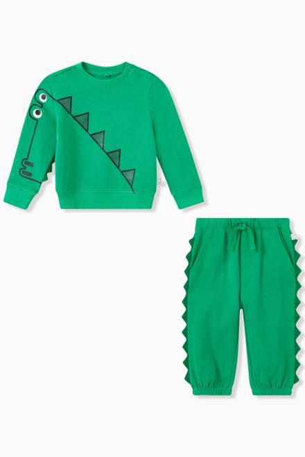 hover state of Alligator Track Suit in Organic Cotton 