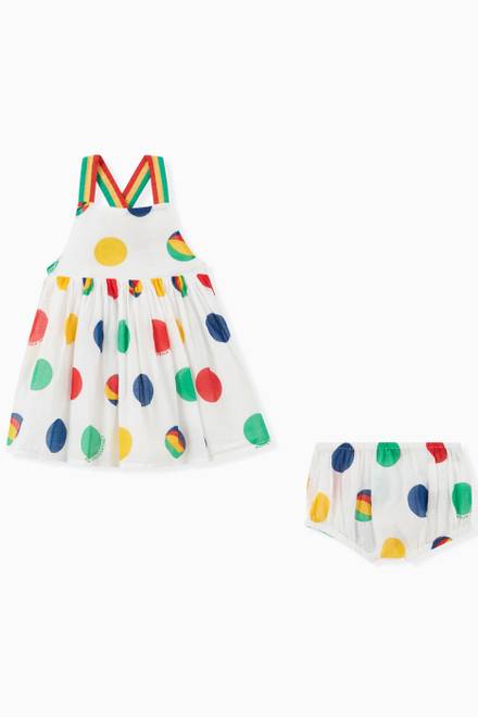 hover state of Polka Dot Dress and Bloomers in Cotton  