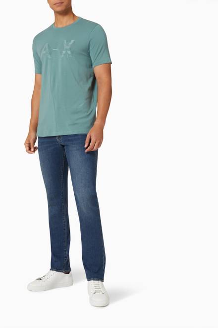 hover state of Slim Fit T-shirt in Cotton Jersey