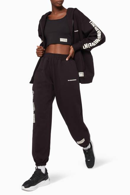 hover state of Street Print Oversized Sweatpants in Organic Cotton  