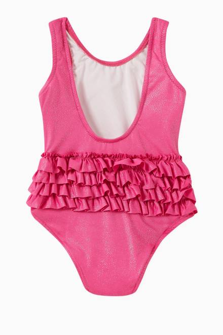 hover state of Ruffled Swimsuit in Technical Fabric