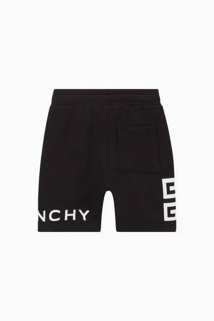 hover state of Logo Print Shorts in Cotton   