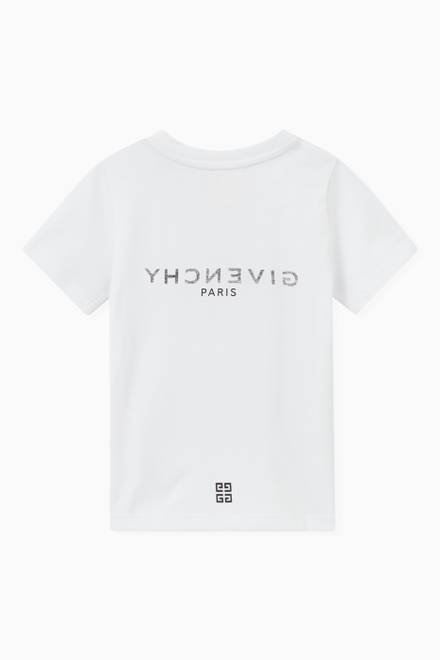 hover state of Logo Print T-shirt in Cotton Jersey  