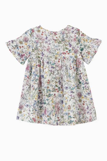 hover state of Lovat Floral Print Dress in Cotton  