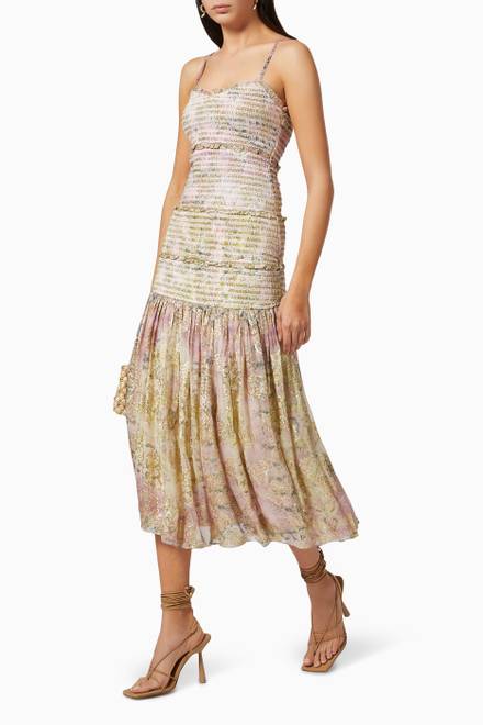 hover state of فستان مايا متعدد الطبقات بكشكش