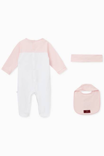 hover state of Logo Babygrow Set in Cotton