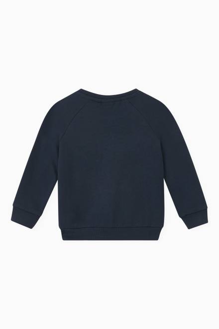 hover state of Print Sweatshirt in Cotton Fleece