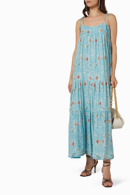 hover state of Melanie Maxi Dress in Silk  