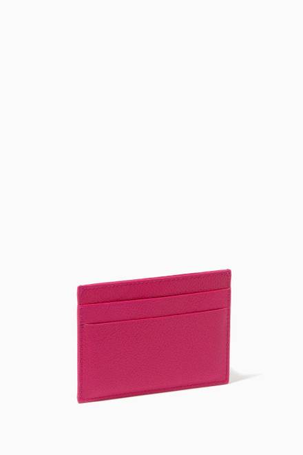 hover state of Dubai Cash Card Holder in Grained Calfskin    