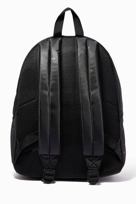 hover state of Logo Patch Backpack in Technical Fabric  