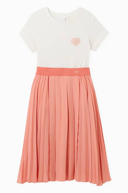hover state of Pleated Midi Skirt 