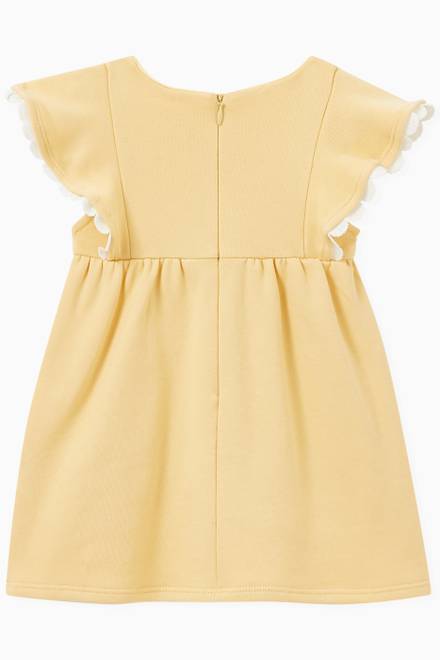hover state of Scallop Trim Dress in Jersey    