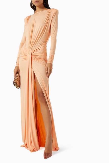 hover state of Drape Gown in Jersey  