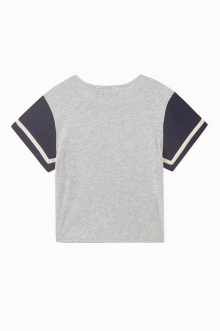 hover state of Marl T-shirt in Organic Cotton